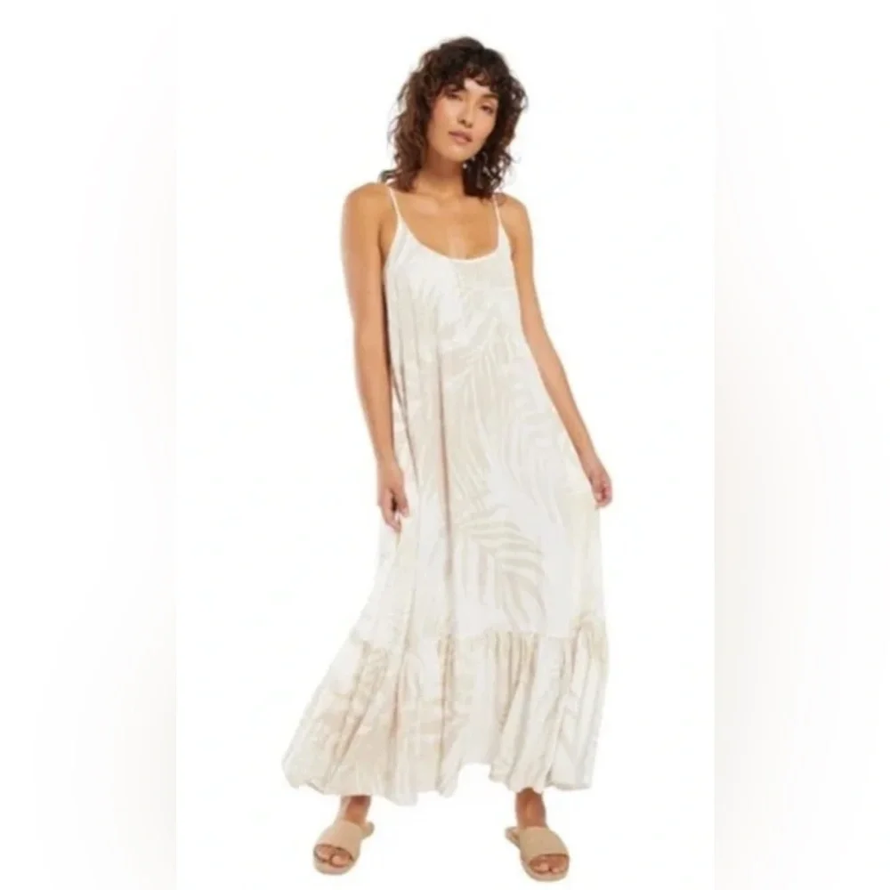 Z Supply Maxi Dress Cinched waist - Picture 1 of 4